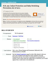 HR 222: Infant Protection Act HR 222: Infant Protection Act